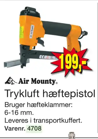 Harald Nyborg Trykluft hæftepistol tilbud