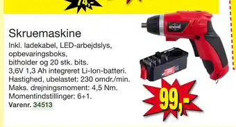 Harald Nyborg Skruemaskine tilbud