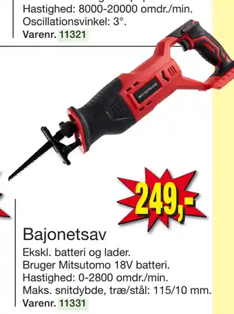 Harald Nyborg Bajonetsav tilbud