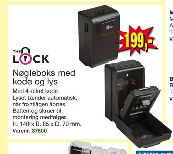 Harald Nyborg Nøgleboks med kode og lys tilbud