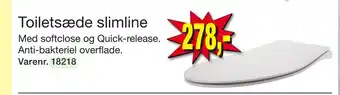 Harald Nyborg Toiletsæde slimline tilbud