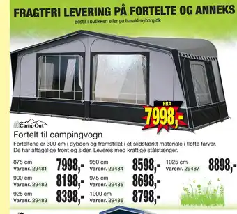 Harald Nyborg Fortelt til campingvogn tilbud