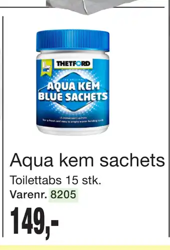 Harald Nyborg Aqua kem sachets tilbud