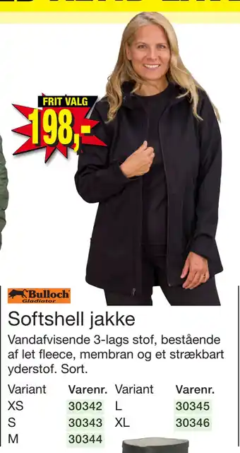 Harald Nyborg Softshell jakke tilbud