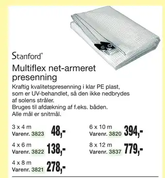 Harald Nyborg Multiflex net-armeret presenning tilbud