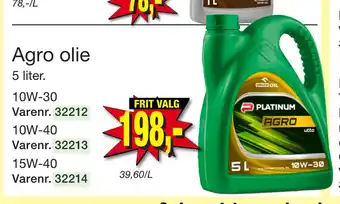 Harald Nyborg Agro olie tilbud