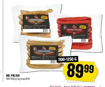 Løvbjerg GØL PØLSER tilbud