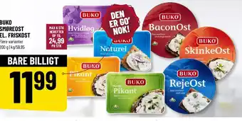 BUKO SMØREOST EL. FRISKOST