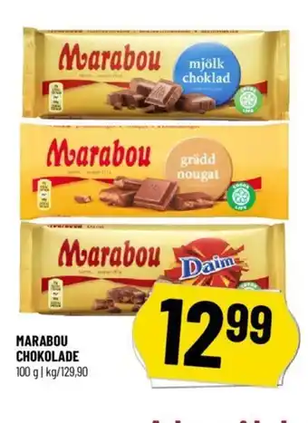 Løvbjerg MARABOU CHOKOLADE tilbud