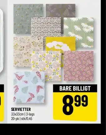 Løvbjerg SERVIETTER tilbud