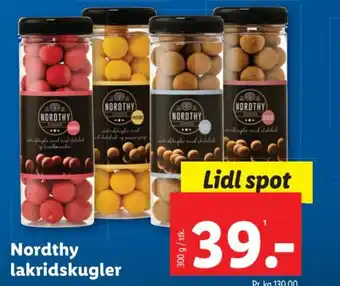 Lidl Nordthy lakridskugler tilbud