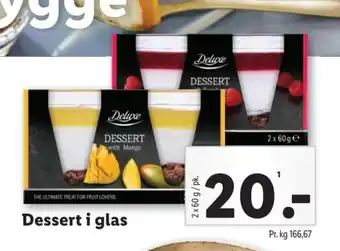 Lidl Dessert i glas tilbud