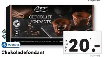 Lidl Chokoladefondant tilbud