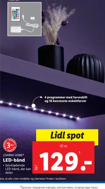 Lidl LED-bånd Selvklæbende tilbud