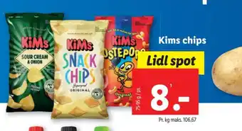 Lidl Kims chips tilbud