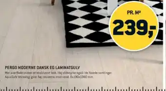 XL-BYG PERGO MODERNE DANSK EG LAMINATGULV tilbud