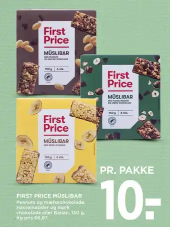 MENY FIRST PRICE MÜSLIBAR tilbud