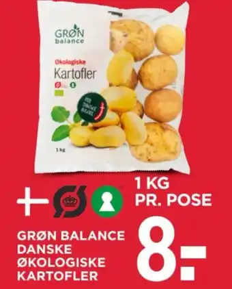 MENY GRØN BALANCE DANSKE ØKOLOGISKE KARTOFLER tilbud