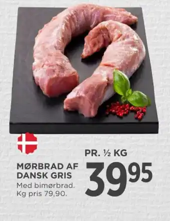 MENY MØRBRAD AF DANSK GRIS tilbud