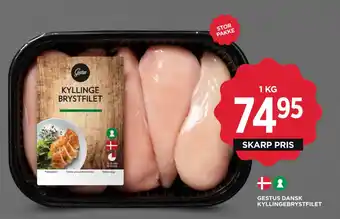 MENY GESTUS DANSK KYLLINGEBRYSTFILET tilbud