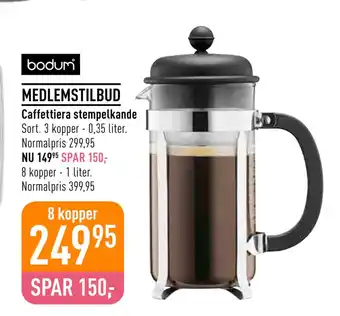 Imerco Caffettiera stempelkande tilbud