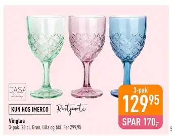 Imerco Vinglas tilbud