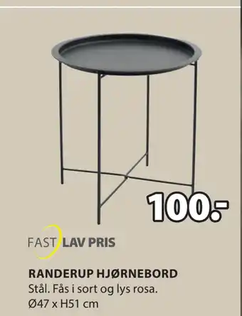 JYSK RANDERUP HJØRNEBORD tilbud