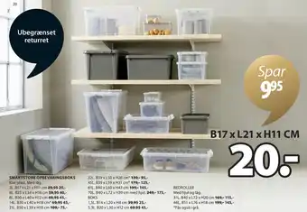 JYSK SMARTSTORE OPBEVARINGSBOKS tilbud