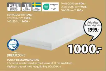JYSK PLUS F60 SKUMMADRAS tilbud