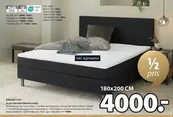 JYSK PLUS C60 KONTINENTALSENG tilbud
