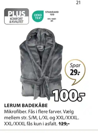 JYSK LERUM BADEKÅBE tilbud