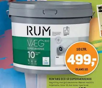 XL-BYG RUM VÆG ECO 10 SUPERDÆKKENDE tilbud