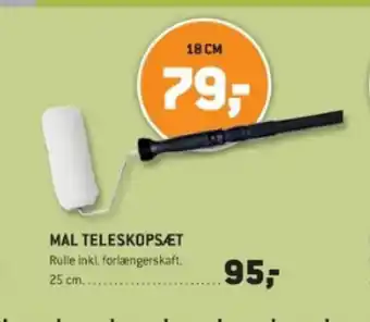 XL-BYG MAL TELESKOPSÆT tilbud