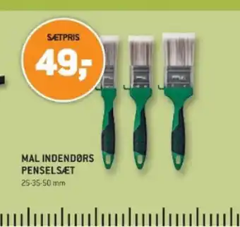 XL-BYG MAL INDENDØRS PENSELSÆT tilbud