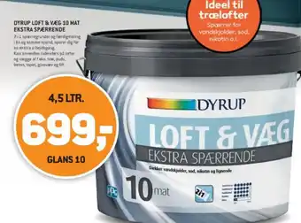 XL-BYG DYRUP LOFT & VÆG 10 MAT EKSTRA SPÆRRENDE tilbud