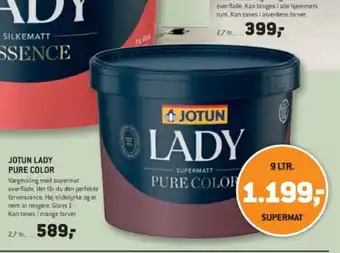 XL-BYG JOTUN LADY PURE COLOR tilbud