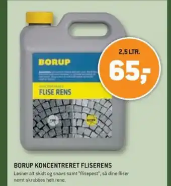 XL-BYG BORUP KONCENTRERET FLISERENS tilbud