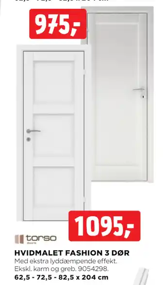 jem & fix HVIDMALET FASHION 3 DØR tilbud