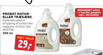 jem & fix PROBAT NATUR ELLER TRÆSÆBE tilbud