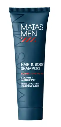 Matas Men Hair & Body Shampoo til Normal Hud tilbud