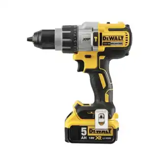 Bauhaus DeWalt slagboremaskine kulløs 18V 5,0Ah XR Li-Ion XRP DCD996P2 tilbud