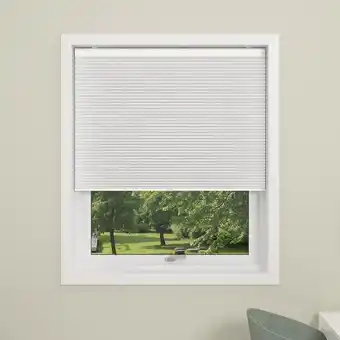 Bauhaus Debel Touch plisségardin 90x160 cm hvid tilbud