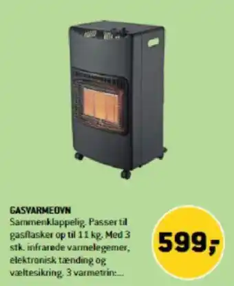 XL-BYG GASVARMEOVN tilbud