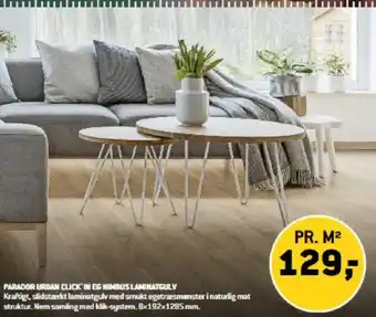 XL-BYG PARADOR URBAN CLICK' IN EG NIMBUS LAMINATGULV tilbud