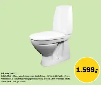 XL-BYG IFÖ SIGN TOILET tilbud