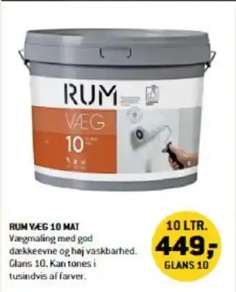 XL-BYG RUM VÆG 10 MAT tilbud