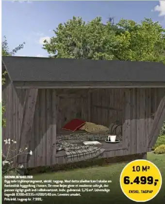 XL-BYG SKOVBLIK SHELTER tilbud