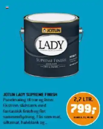 XL-BYG JOTUN LADY SUPREME FINISH tilbud