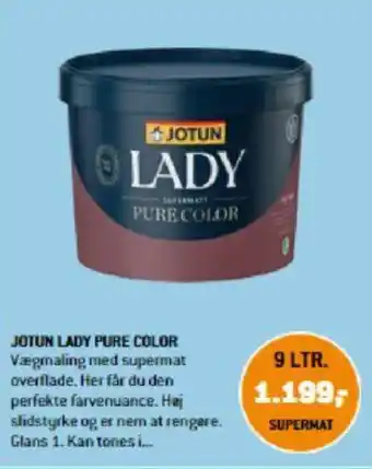 XL-BYG JOTUN LADY PURE COLOR tilbud