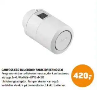 XL-BYG DANFOSS ECO BLUETOOTH RADIATORTERMOSTAT tilbud